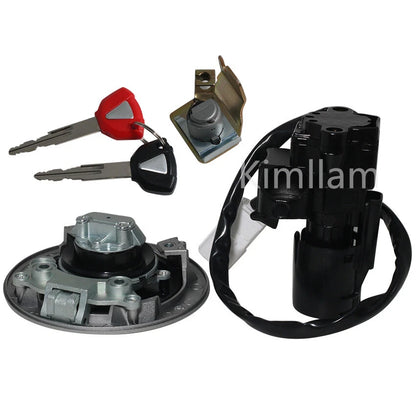 Ignition Key Switch Lock Set for Kawasaki Ninja 400, Z400 (2018-2023)