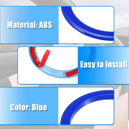 4 Pcs Outlet Vent Trim Accents Frame Covers for Jeep