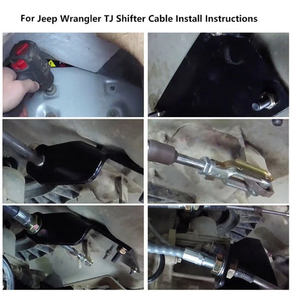 Transfer Case Cable Shift Linkage Upgrade for Wrangler TJ (1997-2006)