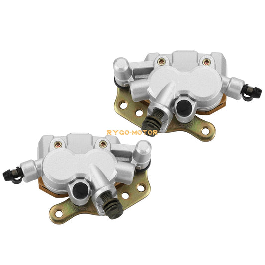 2 x Front Left Right Brake Caliper & Pads for Suzuki Quadrunner 500 LTF500