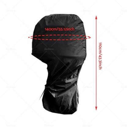 Outboard Motor Full Cover for Boat & Engine - Waterproof Dustproof