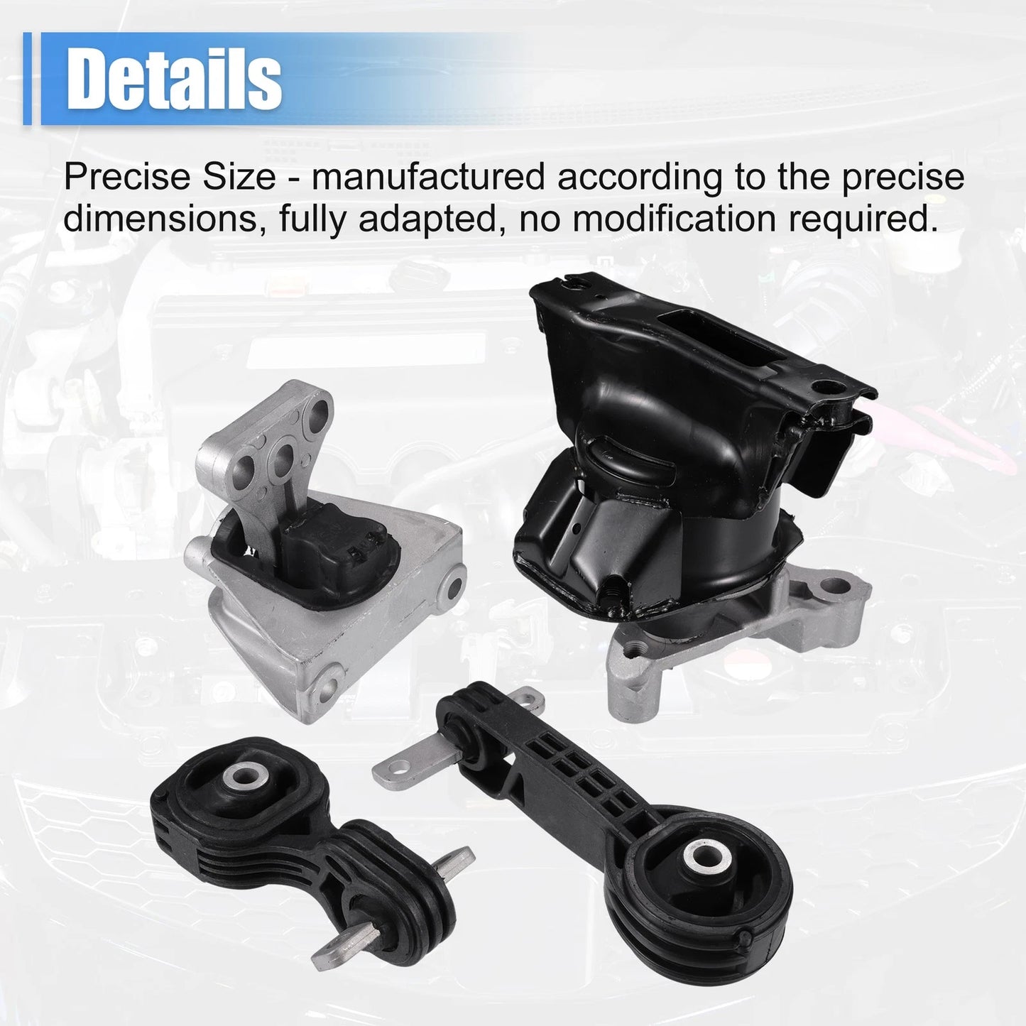 Engine Motor Transmission Mount Set for Honda Civic (2006-2011)