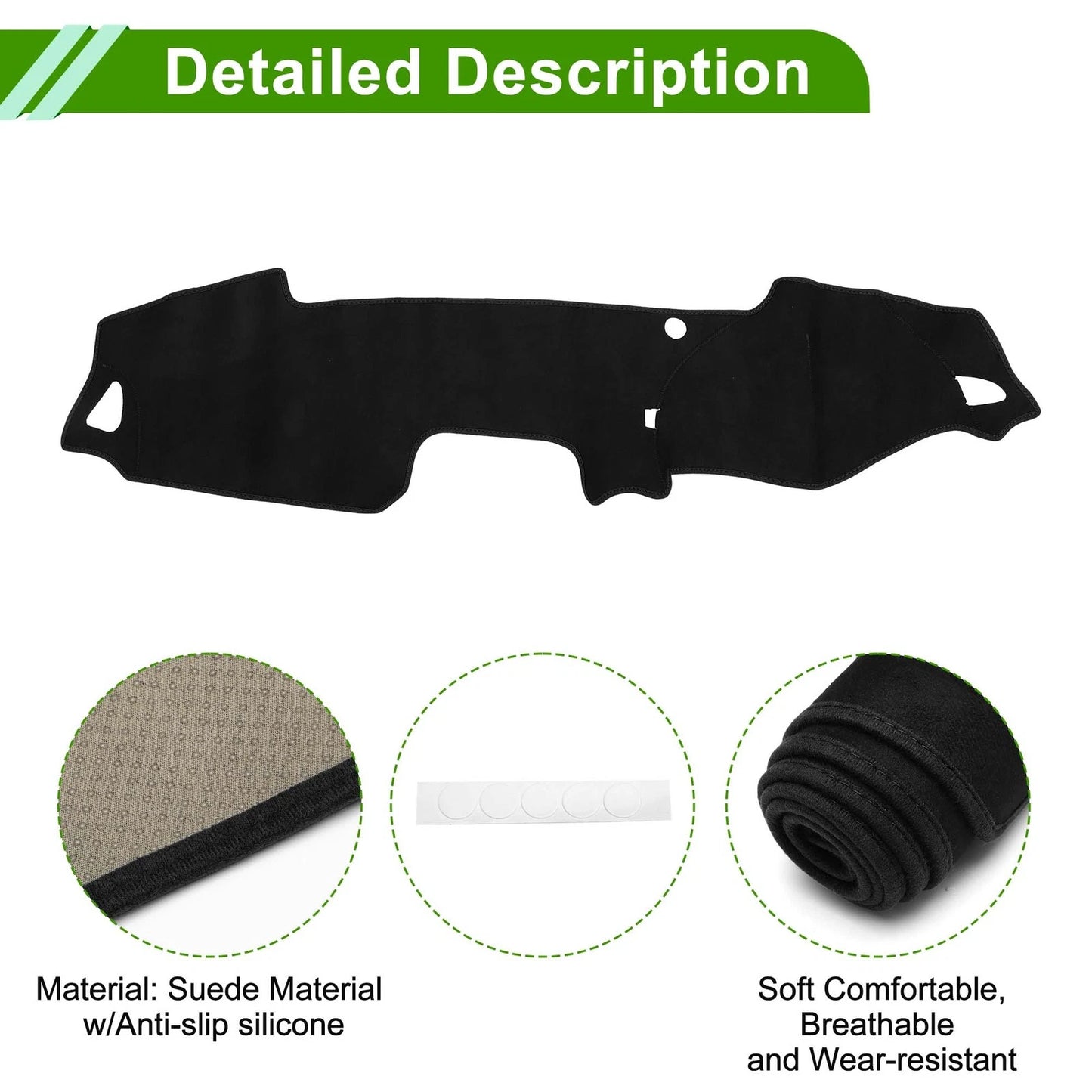 Dashboard Cover Mat for Mazda MX-5 ND RF Miata 2015-2020 Black