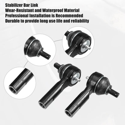 4 Pcs Tie Rod End Links for Nissan Altima (2002-2012)
