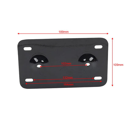 Laydown License Plate Mounting Bracket for Harley Electra Glide