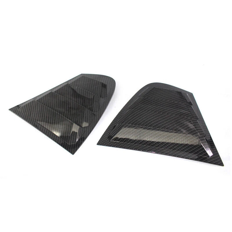 2 x Carbon Fiber Quarter Window Louvers for BMW 3-Series F30 (2013-2018)