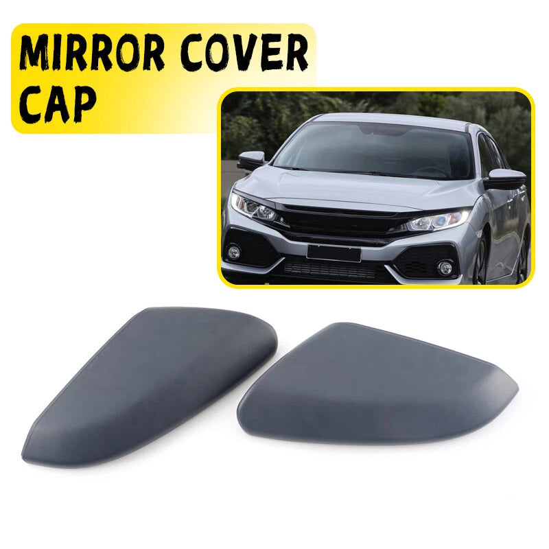 Clip-On Door Wing Rearview Side Mirror Cover Cap for Honda 10th Civic (2016-2021)
