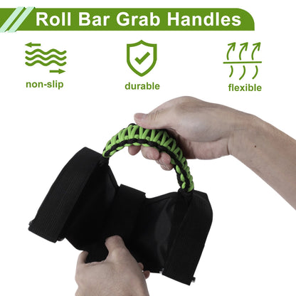Roll Bar Grab Handles for Jeep Wrangler (1955-2023) Green