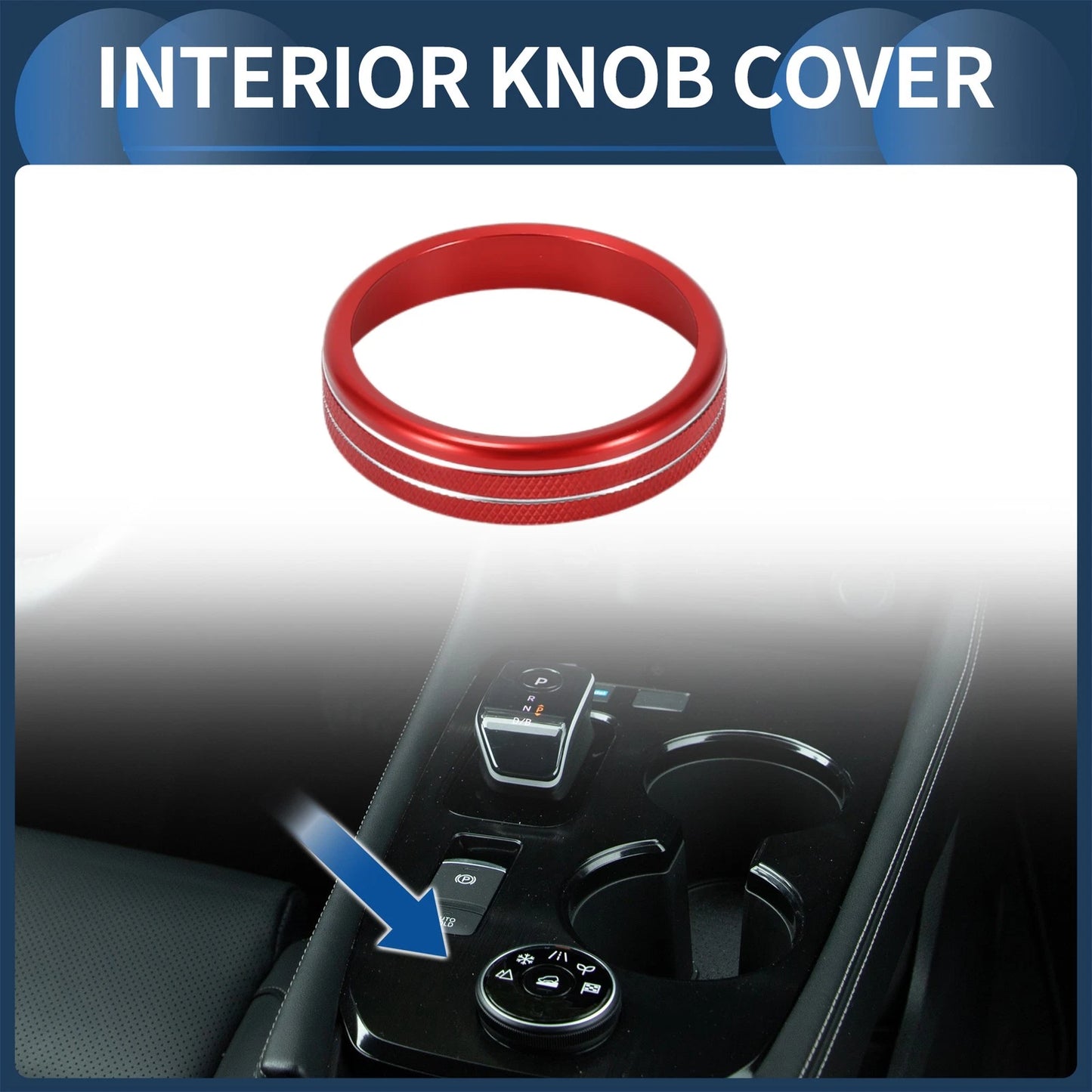 4WD Drive Mode Switch Knob Cover Ring for Nissan X-Trail Rogue (2021-2023)