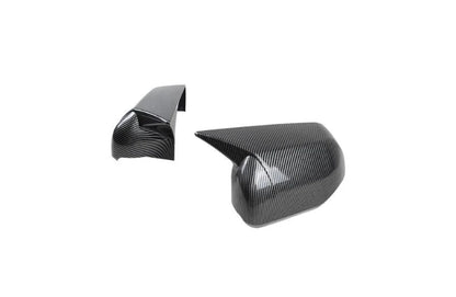 Carbon Fiber Rearview Mirror Lid Cover Trim for 2023-2024 Toyota Sequoia