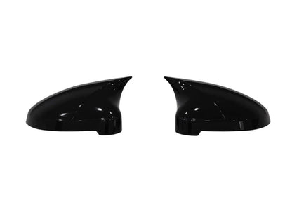2 Piece Side View Mirror Covers for Audi A4 B9 (2016-2021) Gloss Black