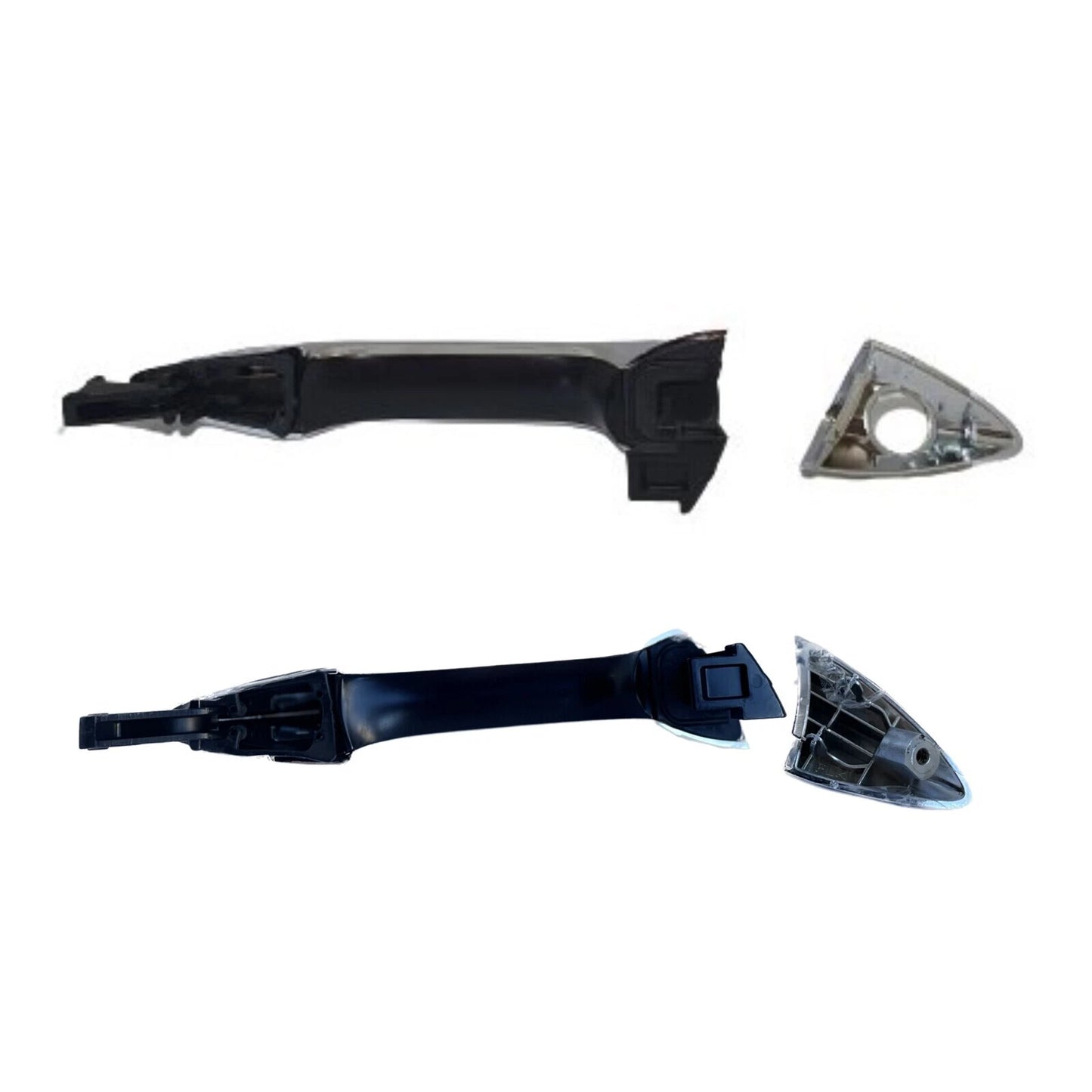 Door Handle Outer 4x Chrome Front Rear LH+RH for Hyundai Elantra MD (2011–2015)