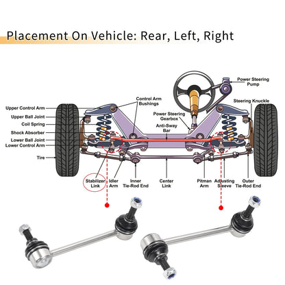 Rear Sway Bar Links for Honda Accord (2008-2017)