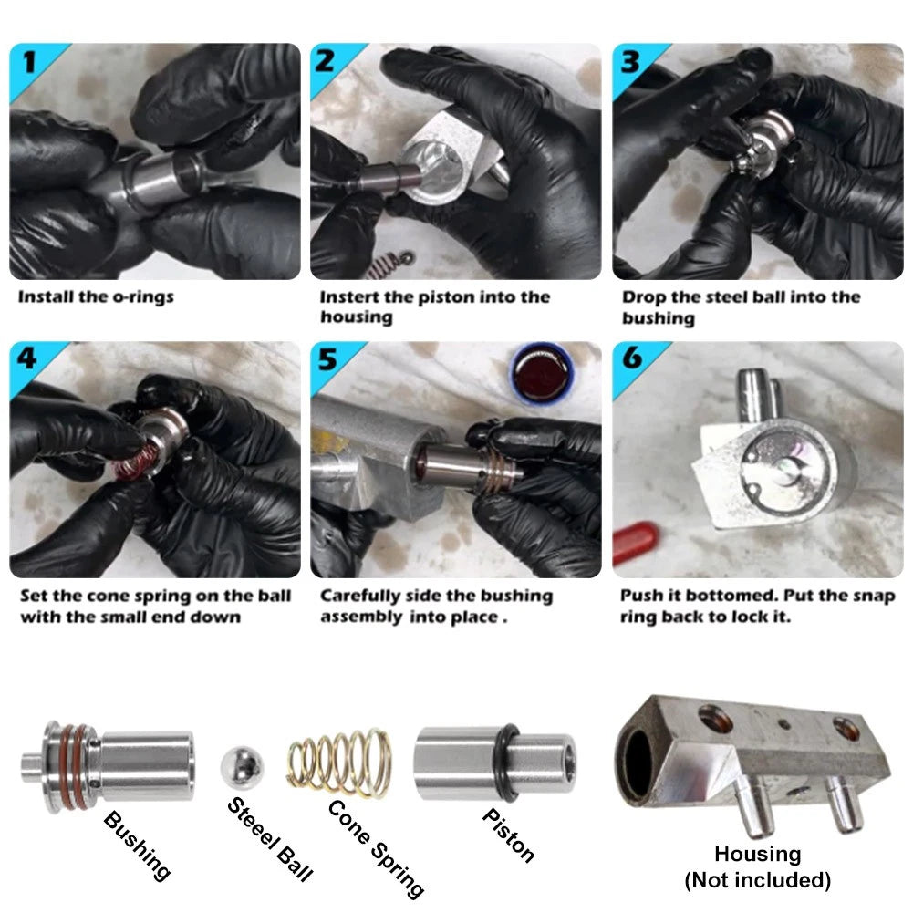 Transmission Cooler Flow Bypass Valve Upgrade Kit for Cadillac & Chevy
