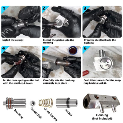 Transmission Cooler Flow Bypass Valve Upgrade Kit for Cadillac & Chevy