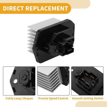 Blower Motor Resistor for Infiniti M37 (2011-2013) Black 1 Pcs