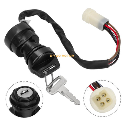 Ignition Key Switch for Yamaha Moto-4 YFM225 YFM250 YFM350 Breeze 125