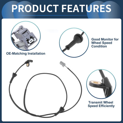 ABS Wheel Speed Sensor for Volvo S80 (2000-2006) Rear Left