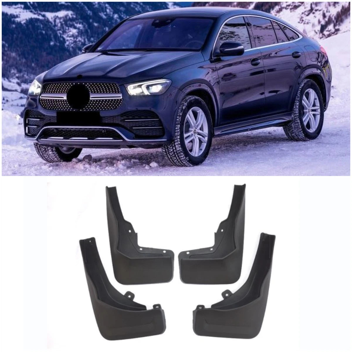 Mud Flaps Splash Guards for 2020-2023 Mercedes Benz GLE Coupe C167