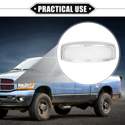 Front Grille Assembly for Dodge Ram 3500 Chrome Silver Tone (2010-2018)