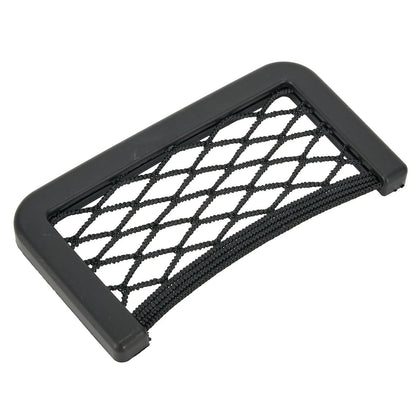 3 x Car Seat Side Back Storage Net Bag Phone Holder Pocket Organizer Black