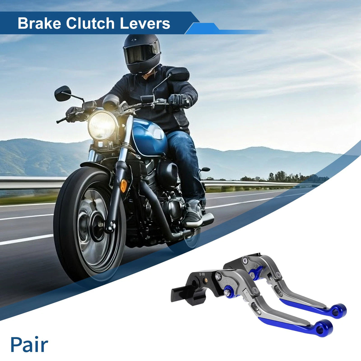 Adjustable Short/Long Brake Clutch Levers for Kawasaki ZX-14R (2012–2024)