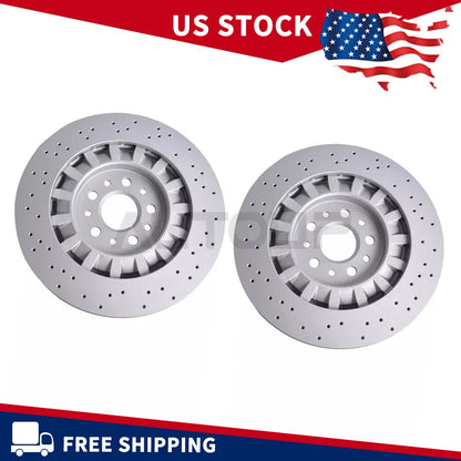 2x Front Brake Disc for Maserati Ghibli Quattroporte Brake Rotors
