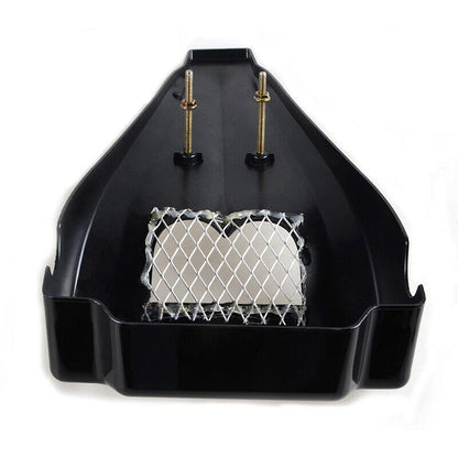 Black Vivid Fairing Chin Spoiler Scoop for Harley Road King & Street Glide