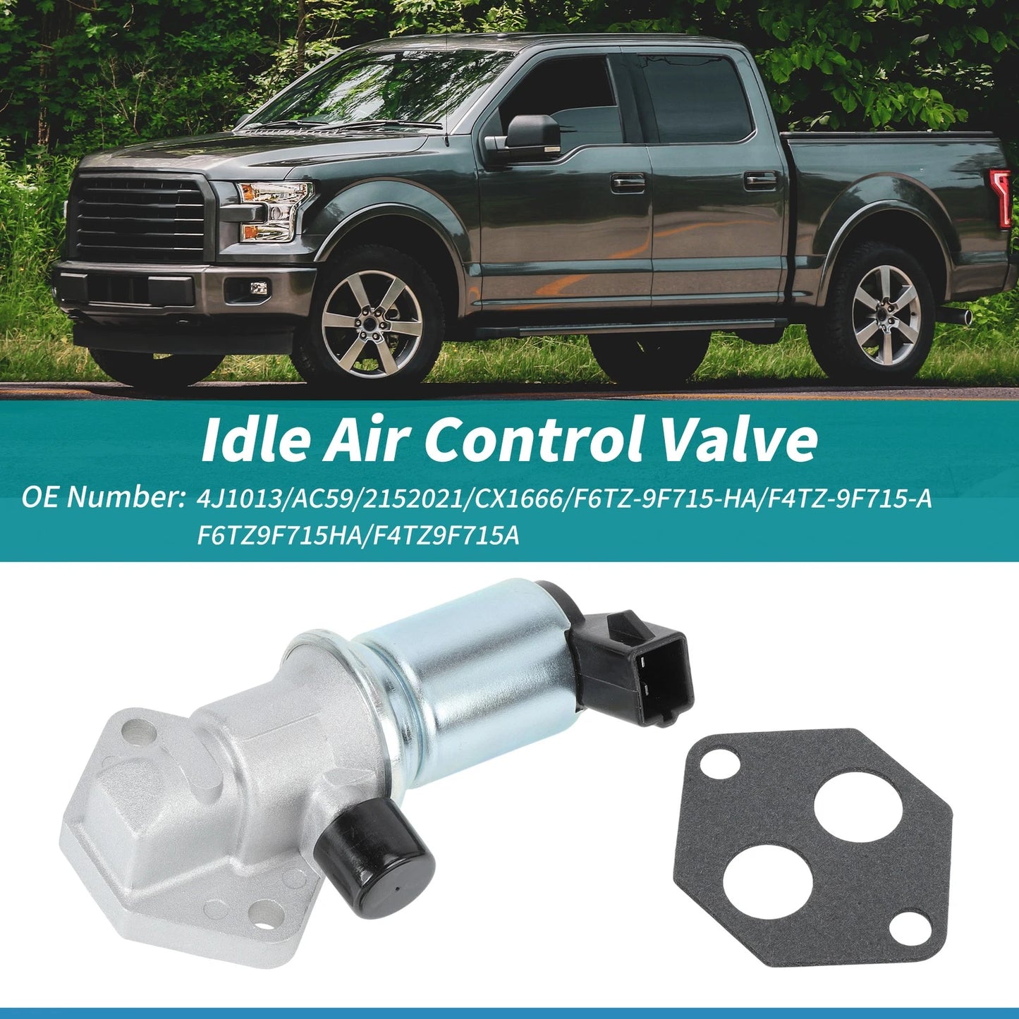 Idle Air Control Valve w/ Gasket for Ford F-150 F-250 (1994-1996)