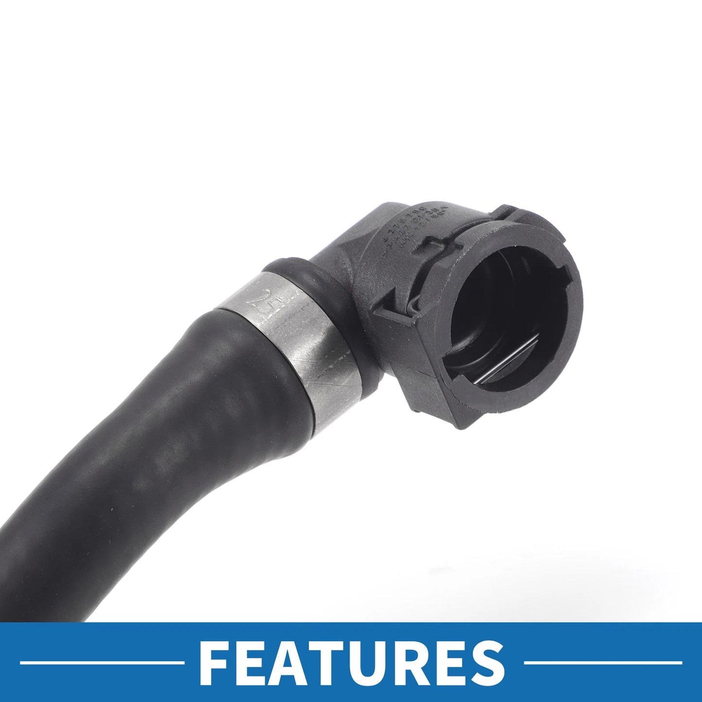 HVAC Heater Hose for BMW 230i 2.0L (2017-2020) Rubber Black 1 x Piece