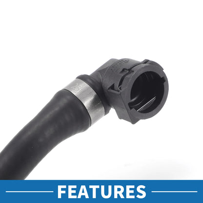 HVAC Heater Hose for BMW 230i 2.0L (2017-2020) Rubber Black 1 x Piece