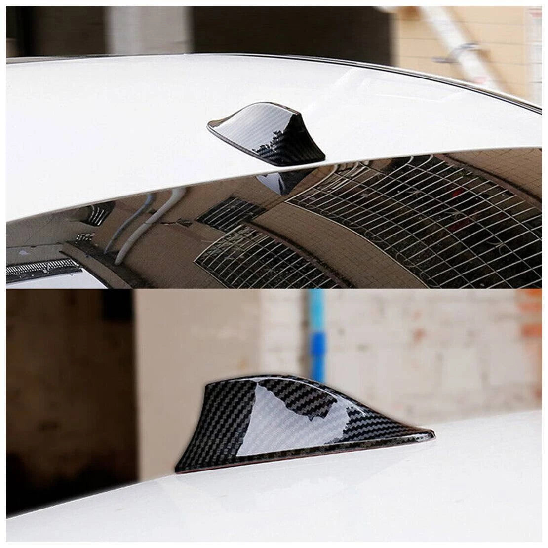 1x AM/FM Shark Fin Antenna Cover for Hyundai Kona (2018-2023)