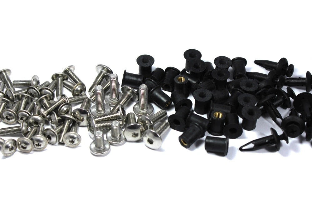 Schrauben & Frontscheibe Edelstahl Verkleidung for Kawasaki Z1000SX (2010–2013)