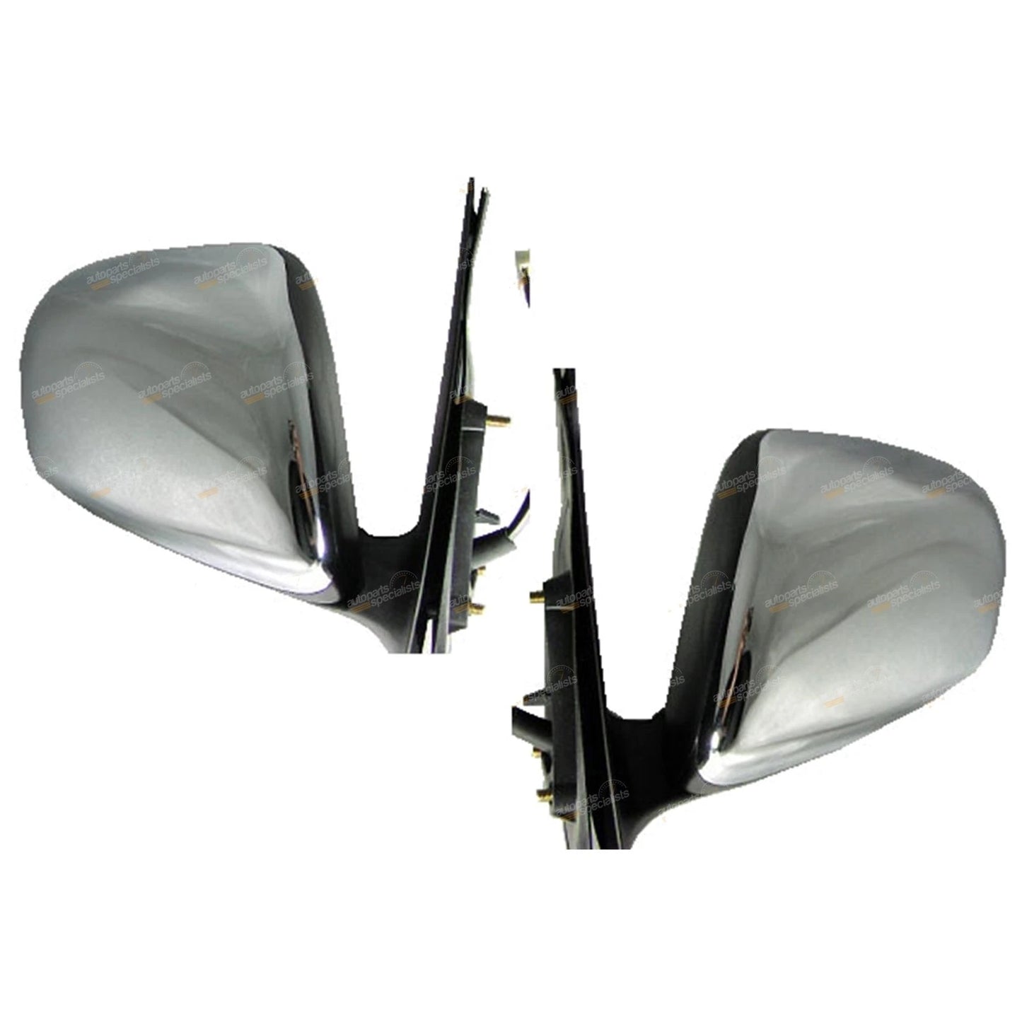 LH+RH Chrome Electric Power Mirrors 2 x for Toyota Hilux (2005–2011)
