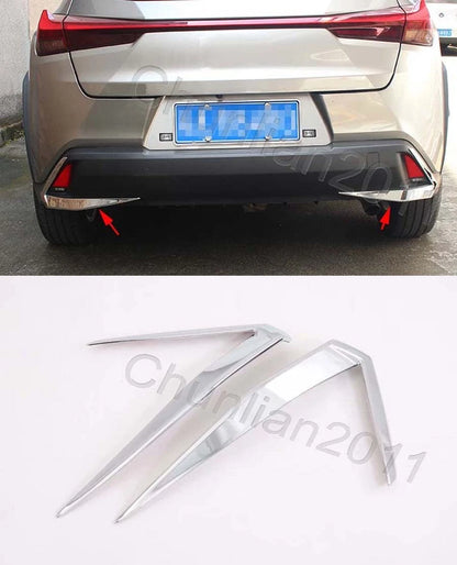 ABS Rear Tail Fog Light Eyelid Cover Trim for Lexus UX 200 250h (2019-2023)