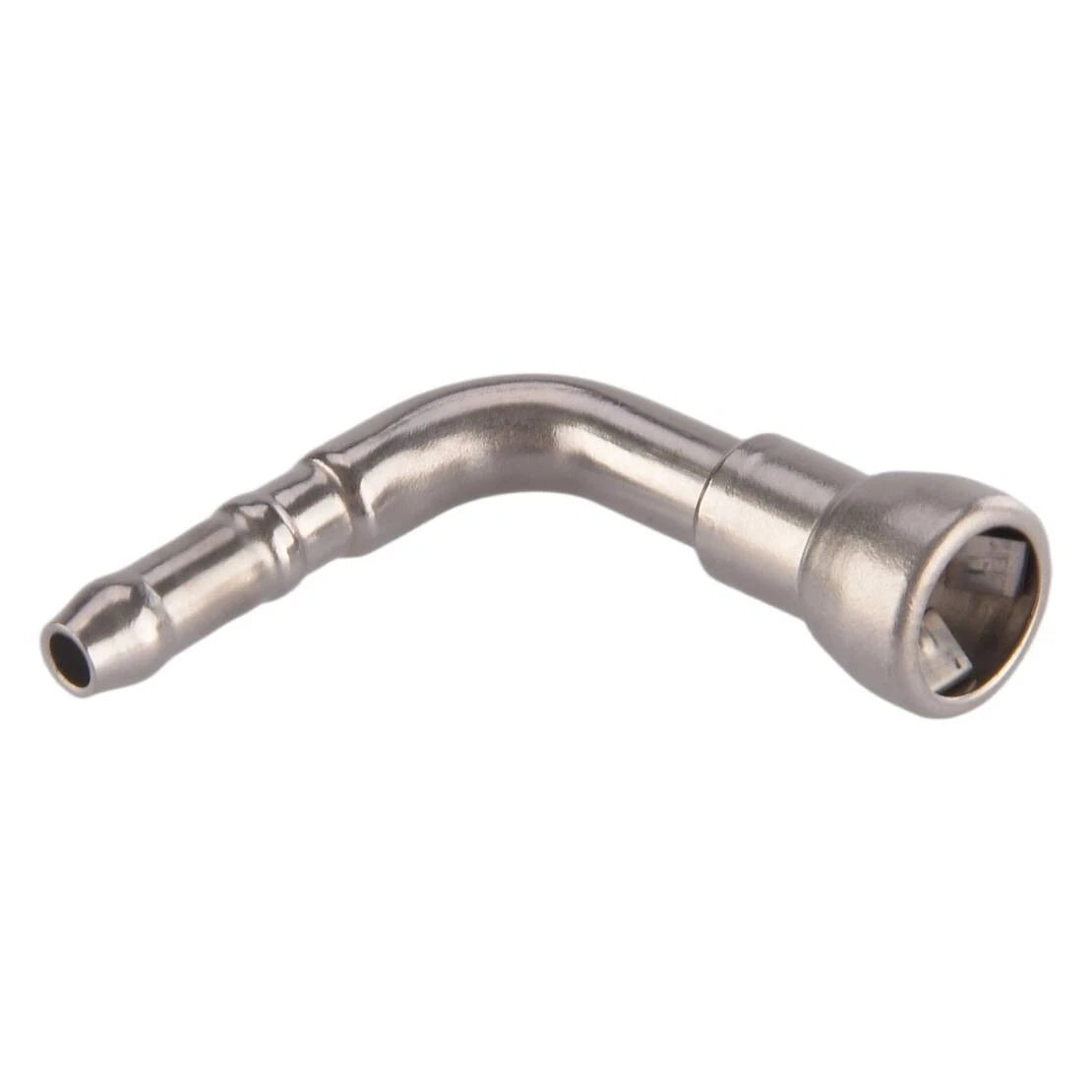 90 Degree 7.89mm Stainless Steel Fuel Line Hose Connectors for Car