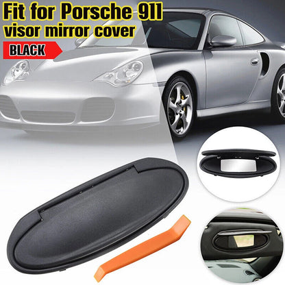 Sun Visor Mirror Cover for Porsche 911 996 997 Boxster 986 987 Cayman (1997-2012)