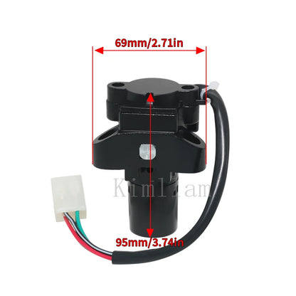 Ignition Key Switch for Suzuki GSX-R600W, GSX-R750, GSX-R1100 (1992-1998)