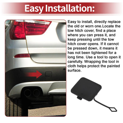 Tow Hook Cover Cap for BMW X3 xDrive28i
