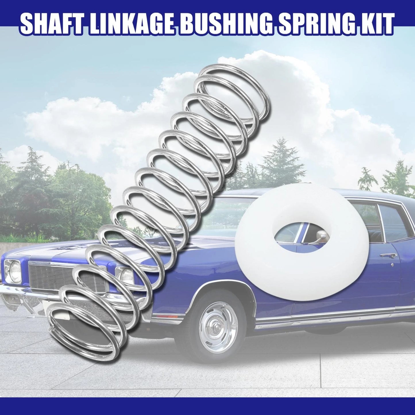 Trans Shifter Cross Shaft Linkage Bushing Spring Kit for GM Chevy Buick