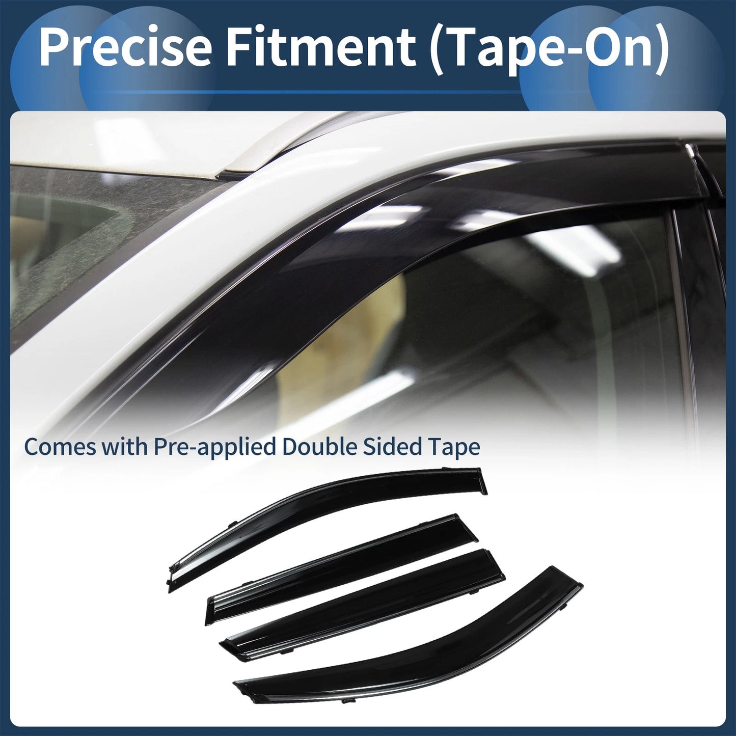 Window Deflectors 1 Set for Kia Sorento (2011)