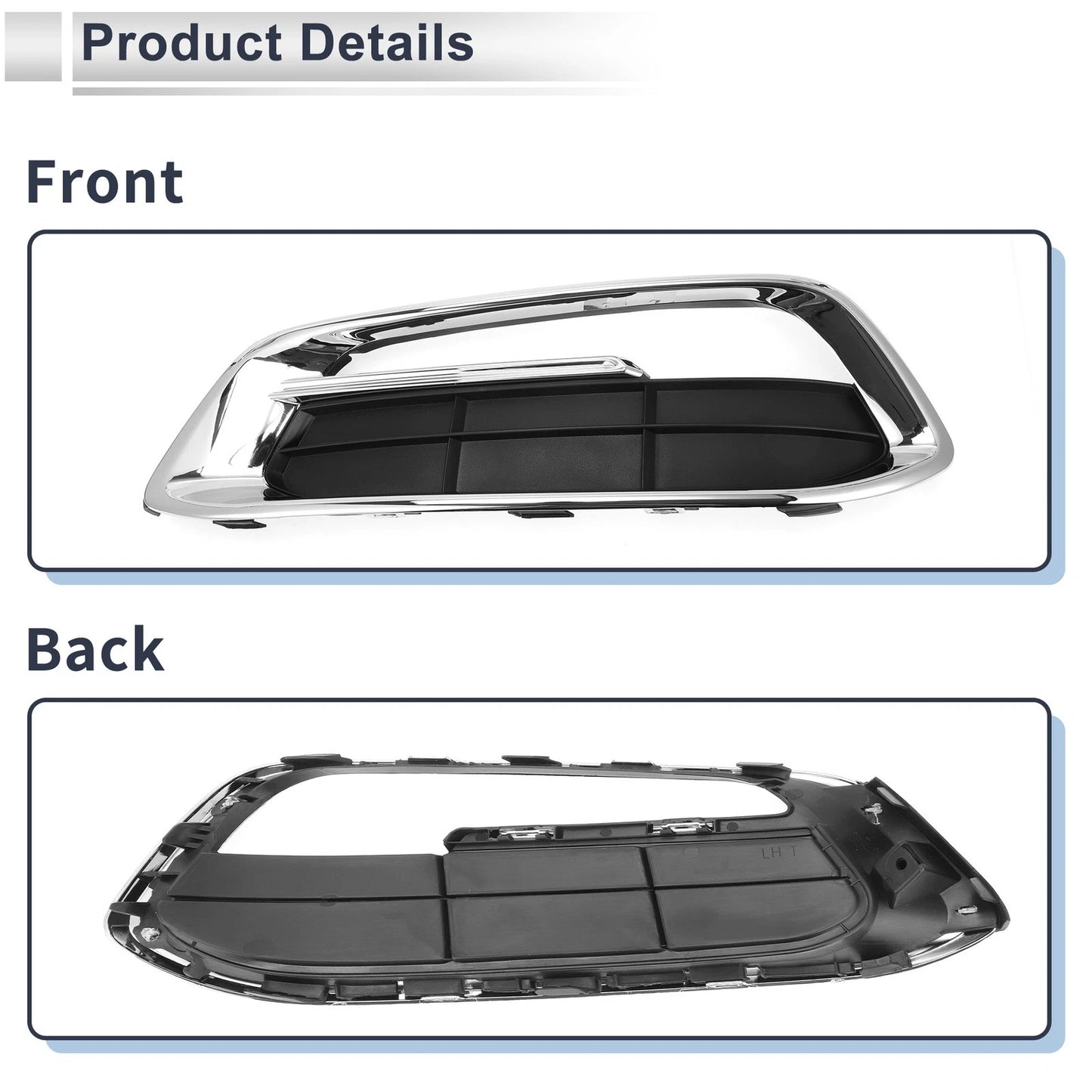 Front Left Fog Light Grill for Ford Taurus (2015-2018)