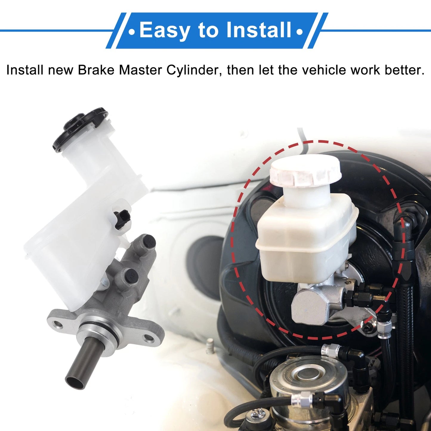 Brake Master Cylinder with Reservoir for Honda Accord (2014-2018)