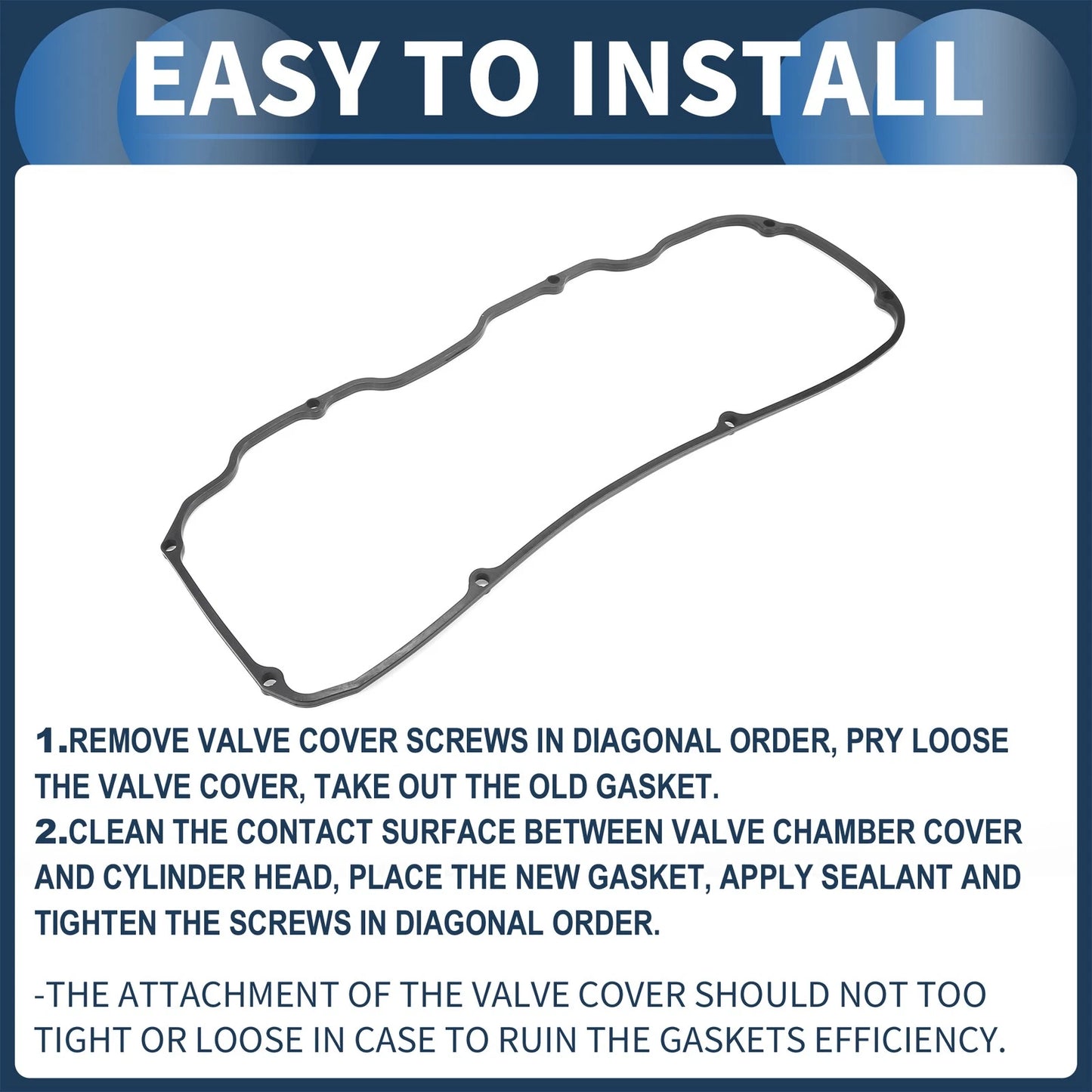 Valve Cover Gasket for Nissan 240SX, D21 (1989-1994)