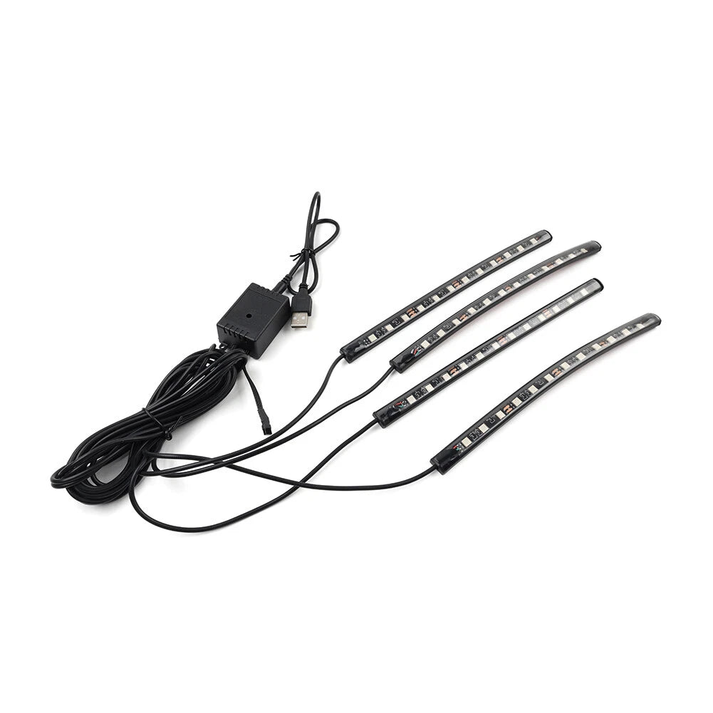 RGB Remote Control Decorative Foot Lamp for Home Atmosphere Lighting