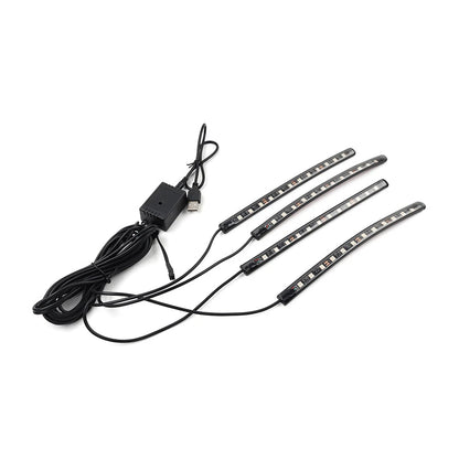 RGB Remote Control Decorative Foot Lamp for Home Atmosphere Lighting