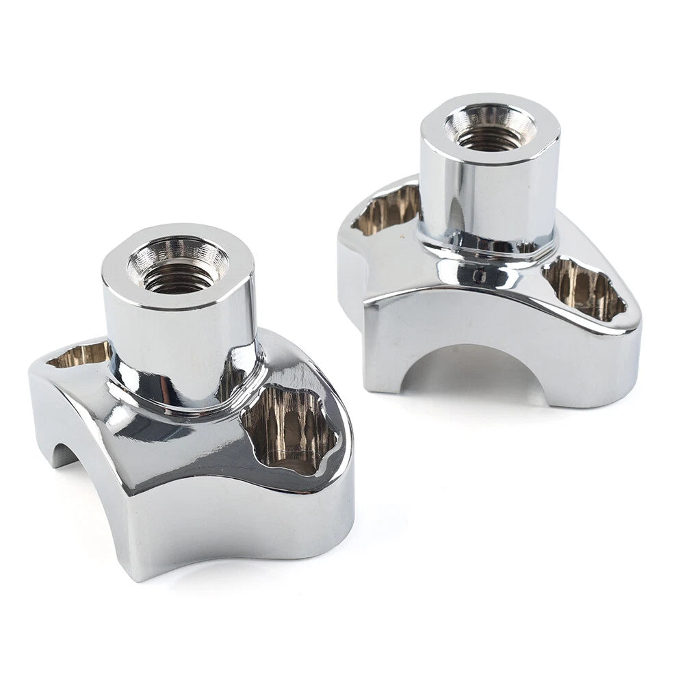 7" Tall Handlebar Risers for Harley Softail Dyna Street Bob