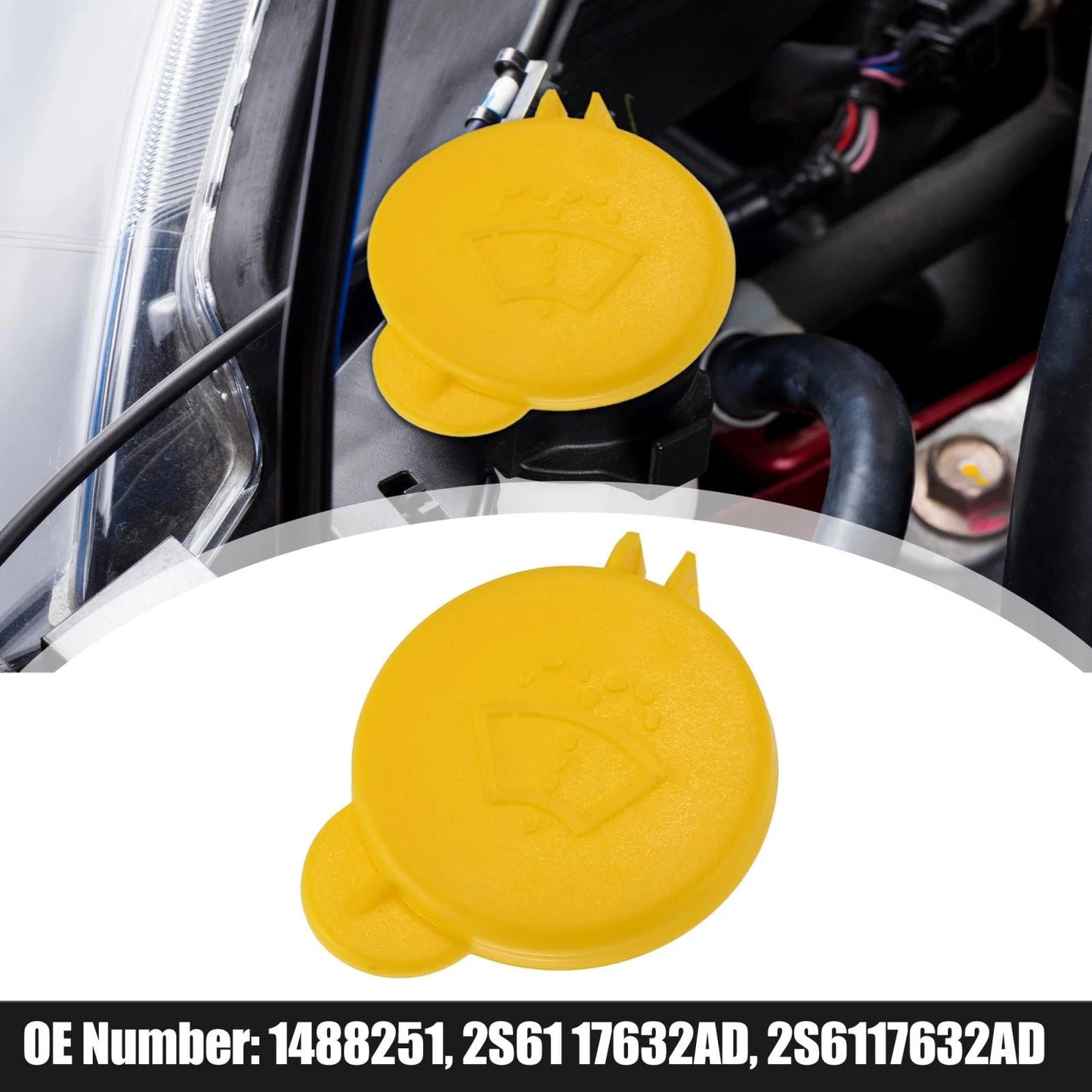 Windshield Washer Fluid Reservoir Cap for Ford Fiesta MK6 (2008-2017)