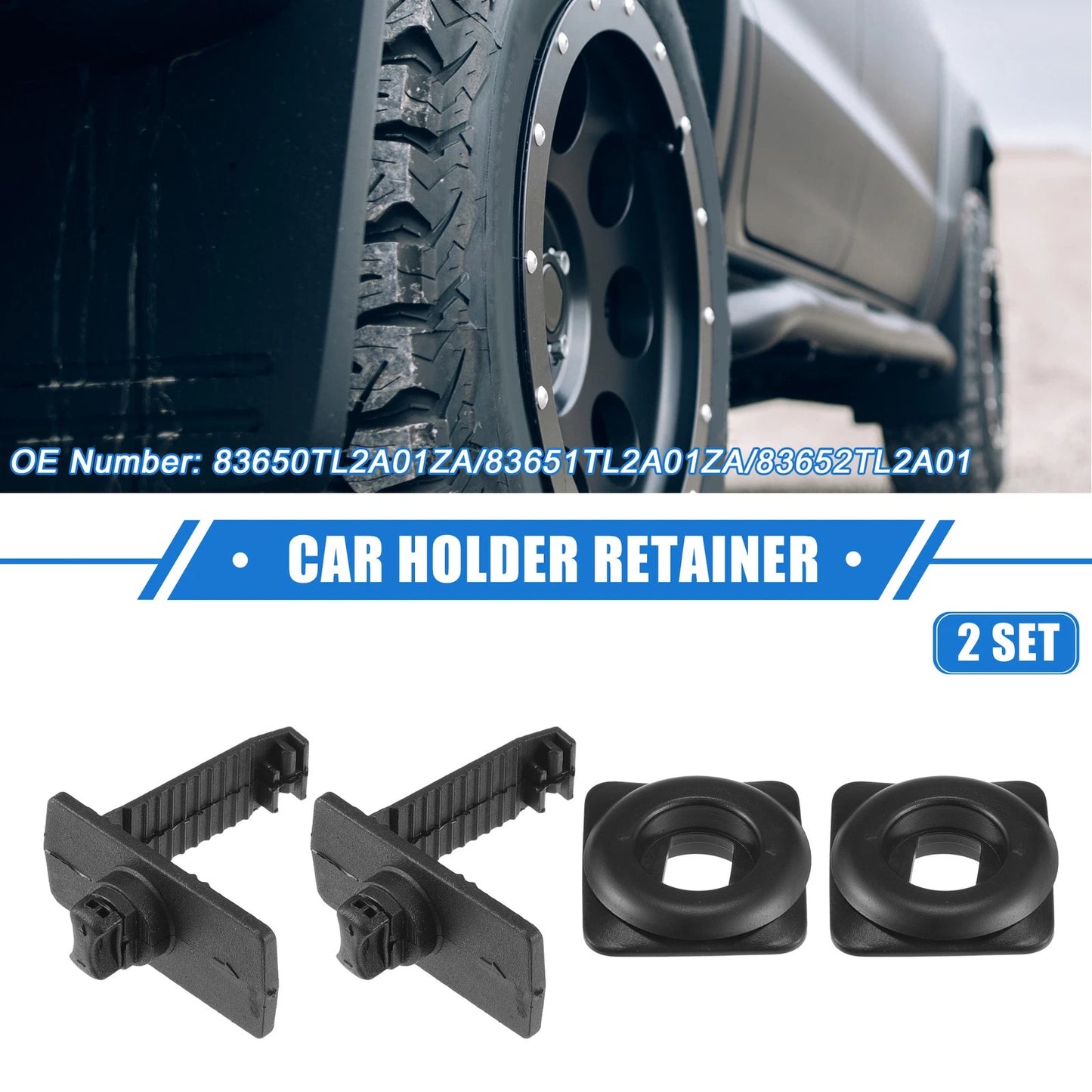 Car Holder Retainers for Honda Acura (2003-2008)