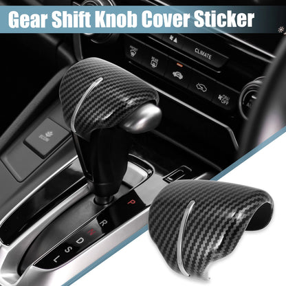 Carbon Fiber Gear Shift Knob Cover for Honda CR-V